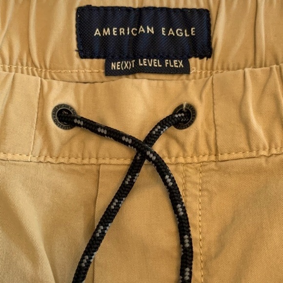 Men’s American Eagle Khaki Next Flex Jogger. Vintage Look and Feel. Size Medium - Picture 6 of 11